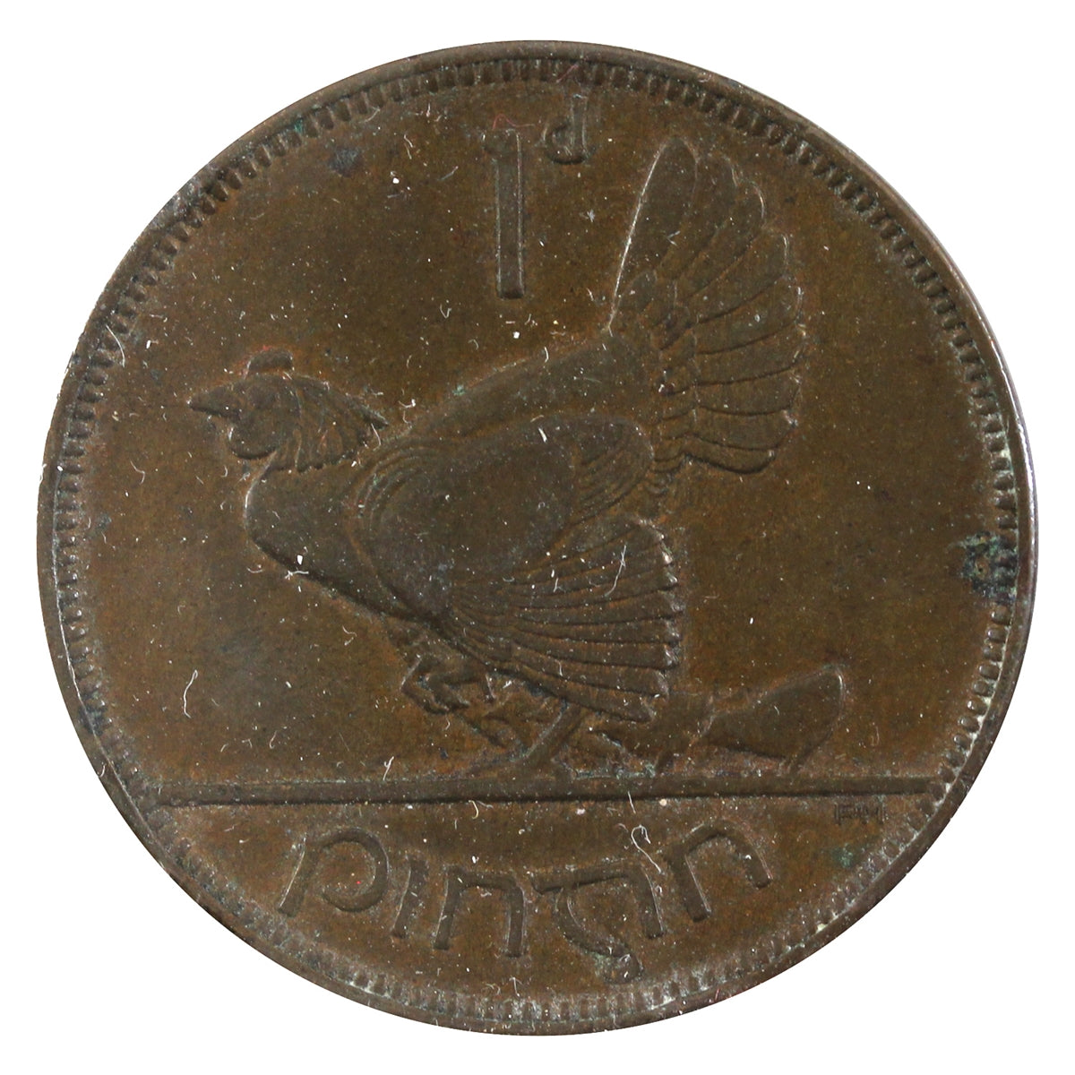 Ireland 1928 Penny EF-AU (EF45)