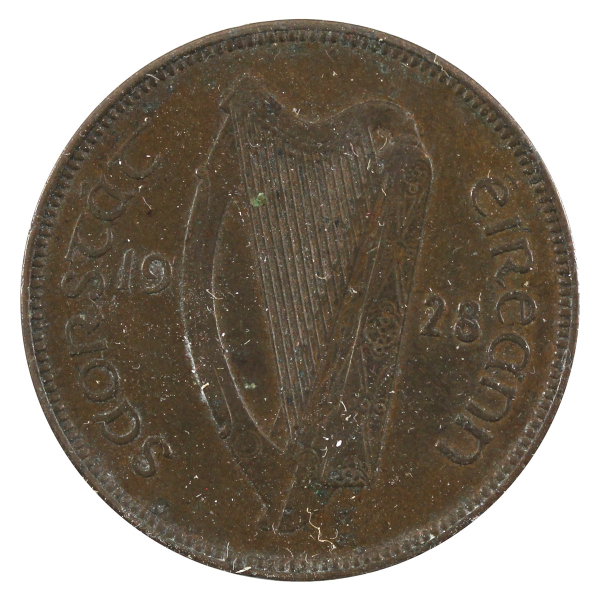 Ireland 1928 Penny EF-AU (EF45)
