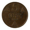 Norway 1931 5 Ore Extra Fine (EF-40)