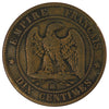 France 1864BB 10 Centimes Very Fine (VF20)