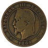 France 1864BB 10 Centimes Very Fine (VF20)