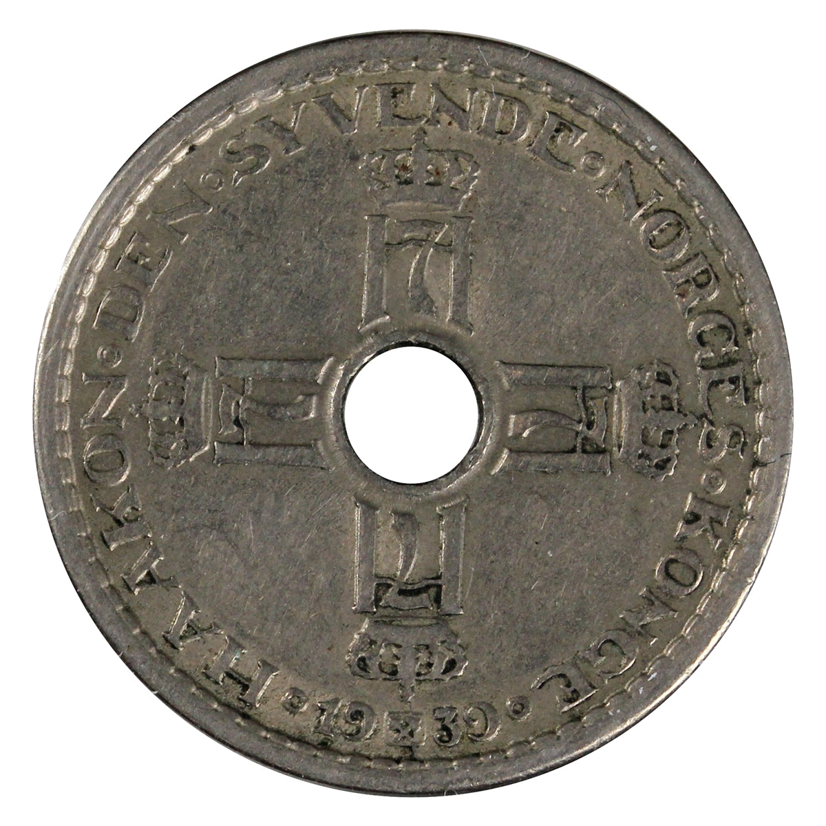 Norway 1939 Krone Extra Fine (EF-40)