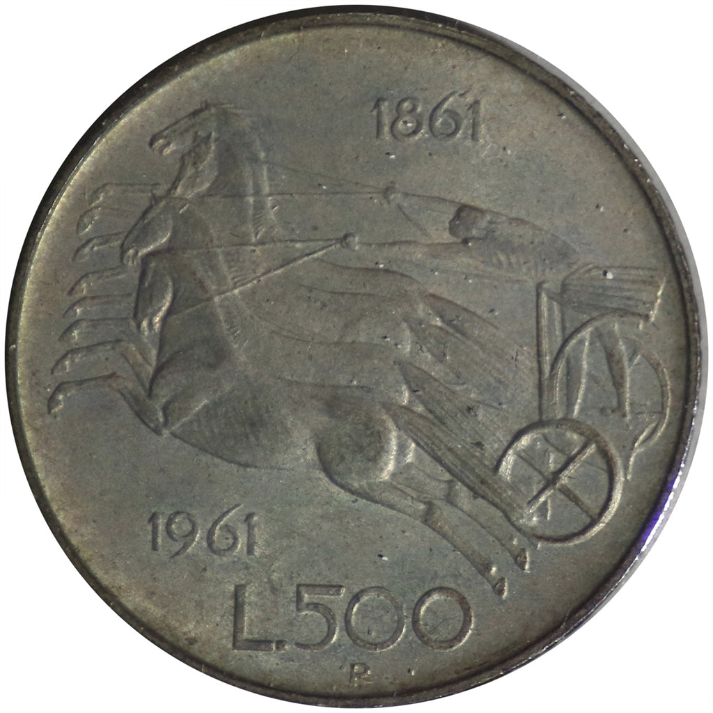 Italy 1961R 500 Lire Uncirculated (MS60)