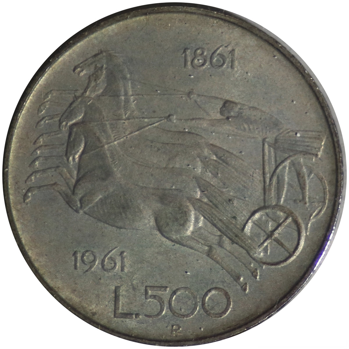 Italy 1961R 500 Lire Uncirculated (MS60)