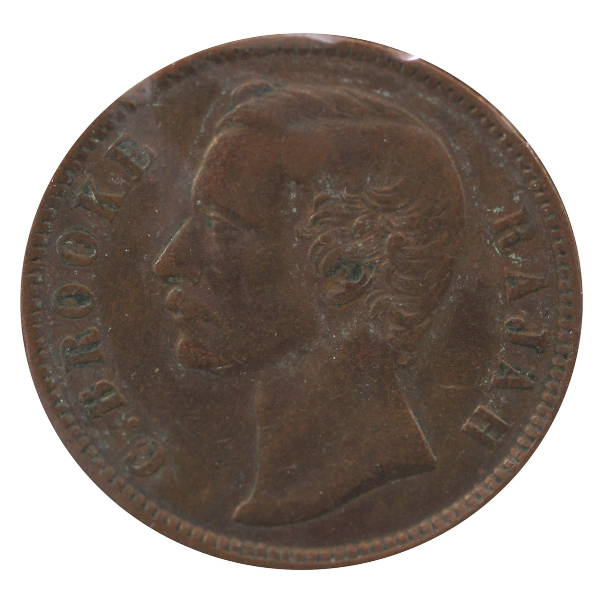 Sarawak 1870 Cent Extra Fine (EF40) $