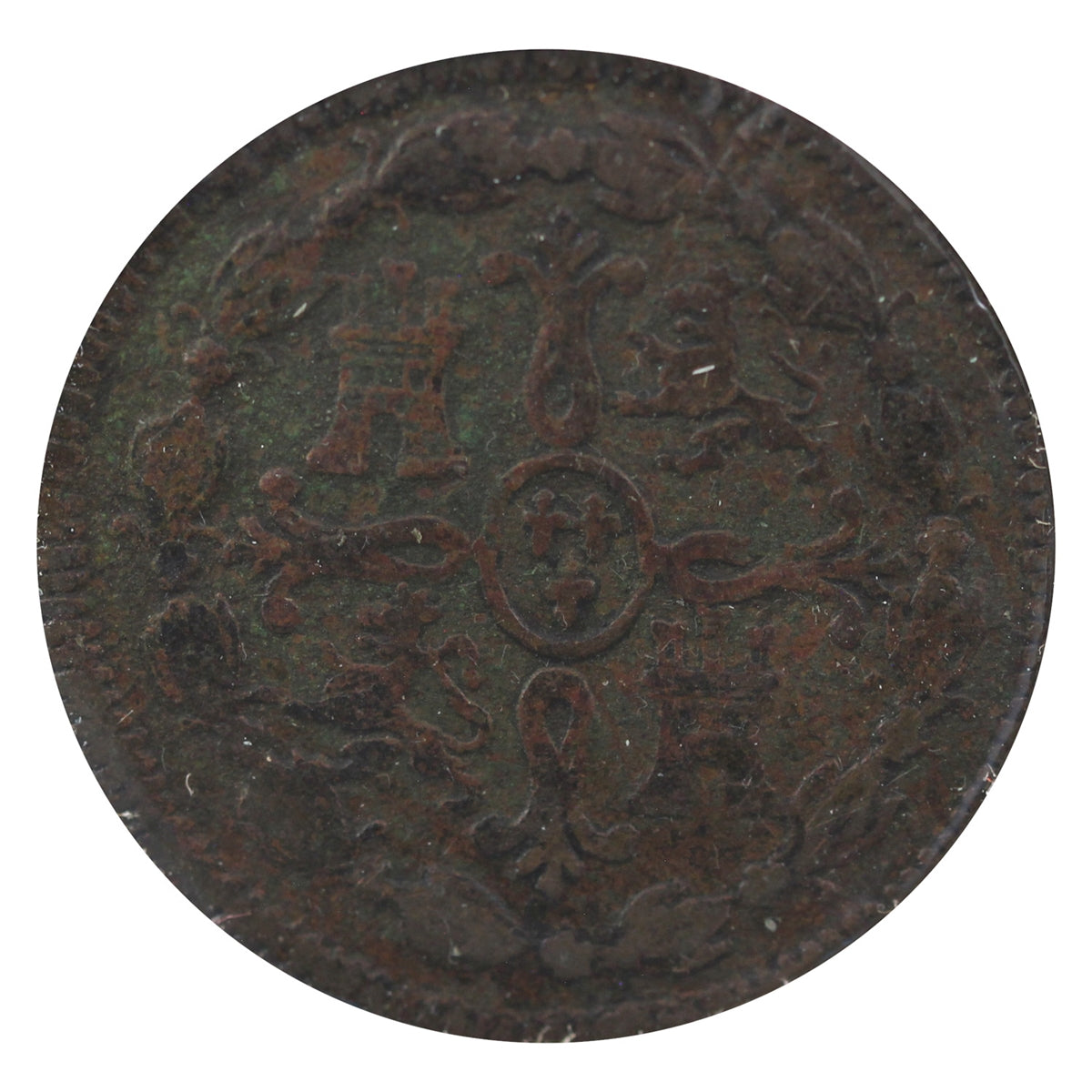 Spain 1819J 8 Maravedis VF-EF (VF30)