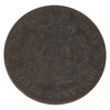 Spain 1877 OM 5 Centimos Almost Uncirculated (AU50) $