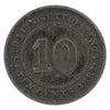 Straits Settlements 1882H 10 Cents Very Fine (VF-20)