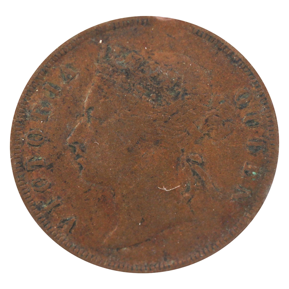 Straits Settlements 1890 Cent Very Fine (VF20)