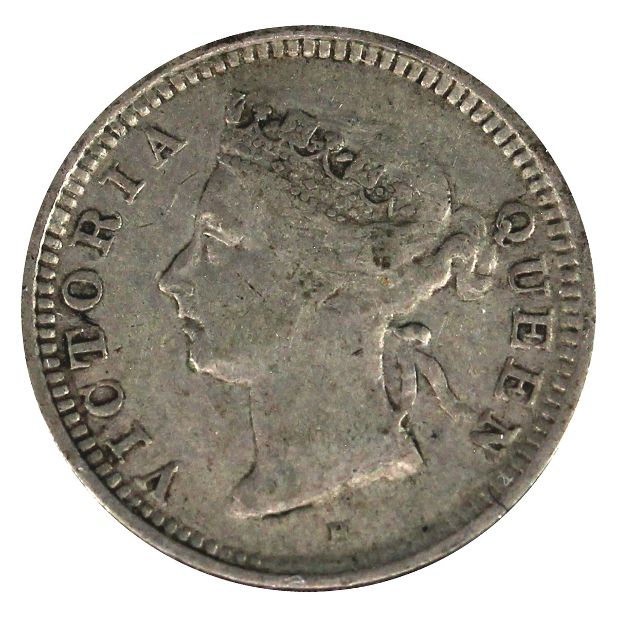 Straits Settlements 1897H 5 Cents VF-EF (VF30) $