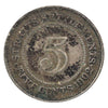 Straits Settlements 1902 5 Cents VF-EF (VF30) $