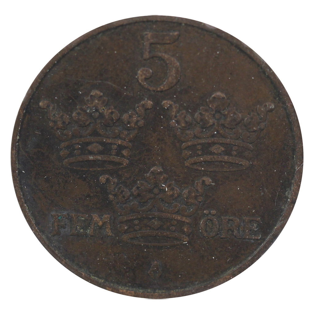 Sweden 1911 5 Ore Extra Fine (EF40)