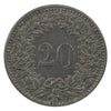 Switzerland 1884B 20 Rappen Extra Fine (EF40)