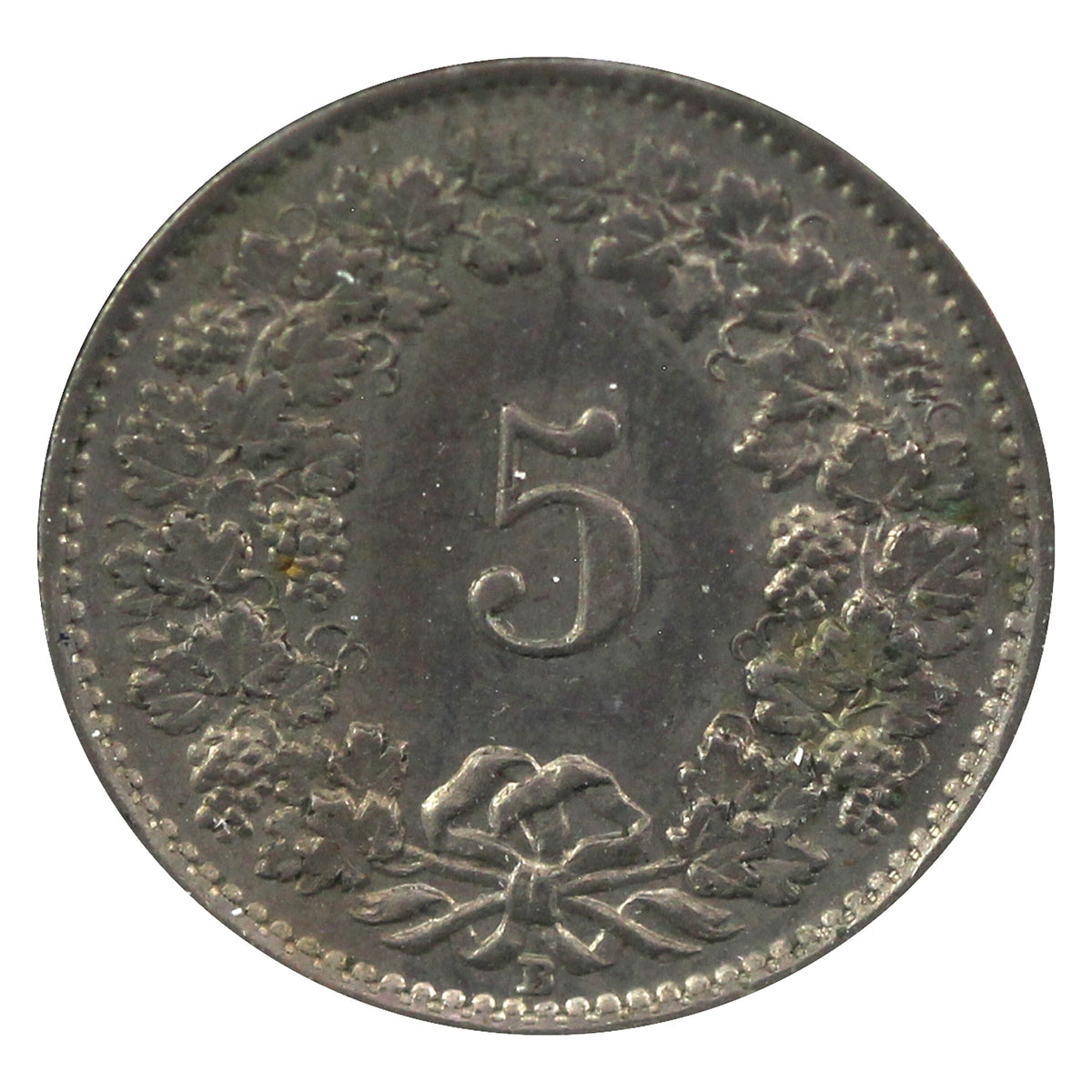 Switzerland 1927B 5 Rappen Extra Fine (EF40)