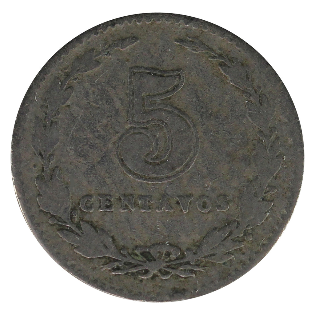 Argentina 1909 5 Centavos Very Fine (VF-20)