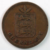 Guernsey 1864 4 Doubles Extra Fine (EF40) $