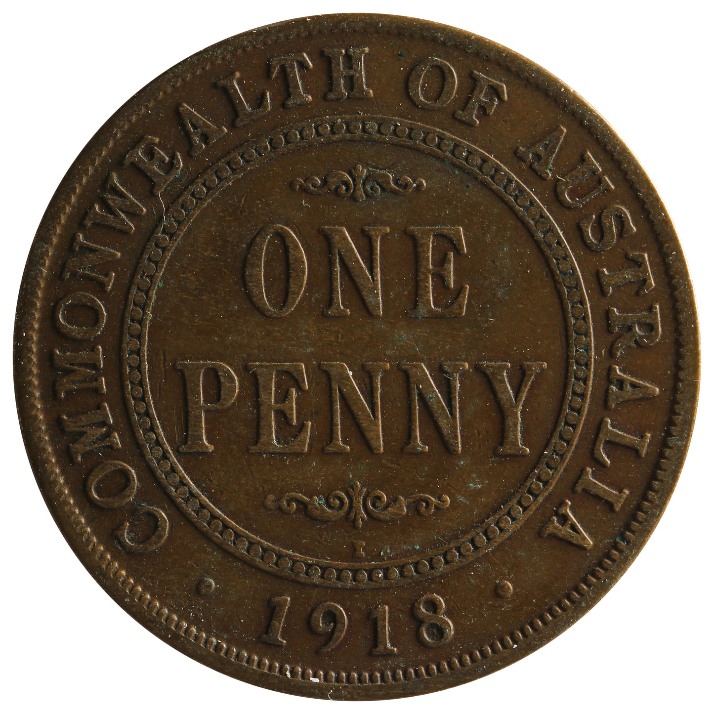 Australia 1918 Penny Very Fine (VF-20)