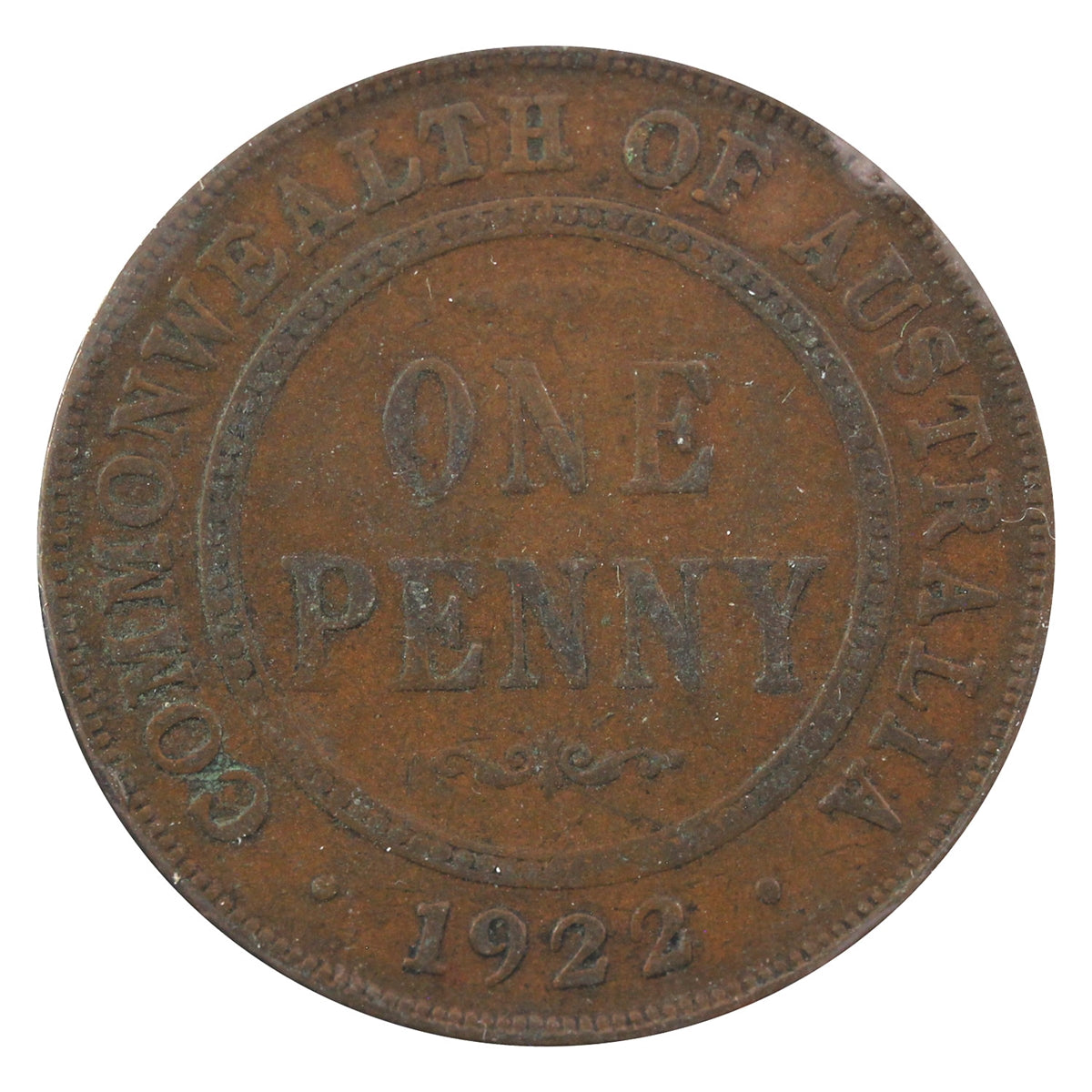Australia 1922 Penny VF-EF (VF-30)
