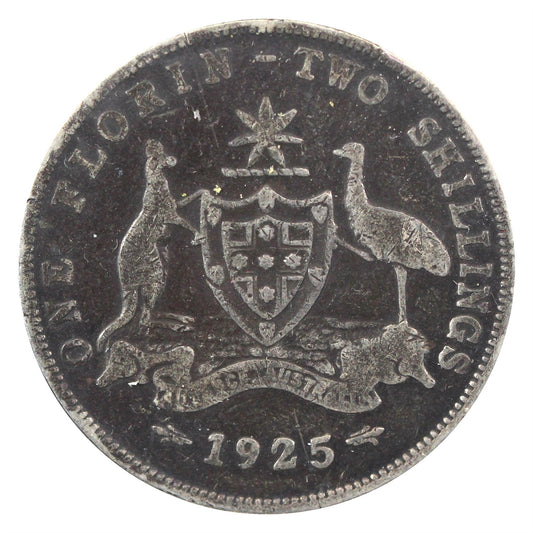 Australia 1925 Florin VF-EF (VF-30) $