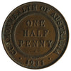 Australia 1931 1/2 Penny VF-EF (VF-30)