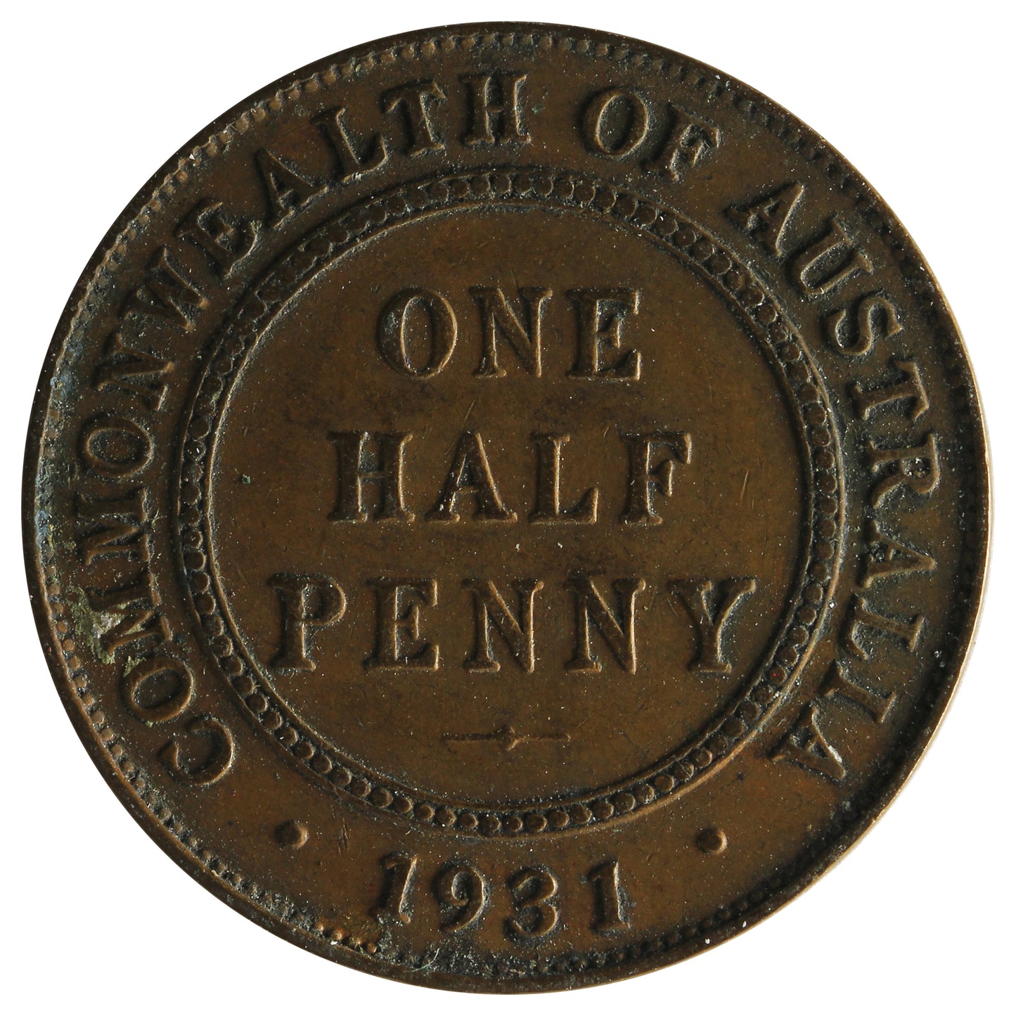 Australia 1931 1/2 Penny VF-EF (VF-30)