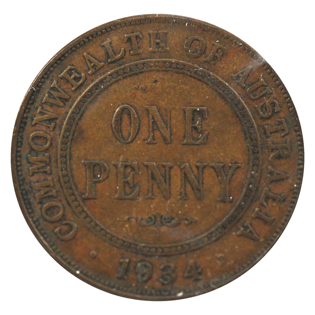 Australia 1934 Penny VF-EF (VF-30)