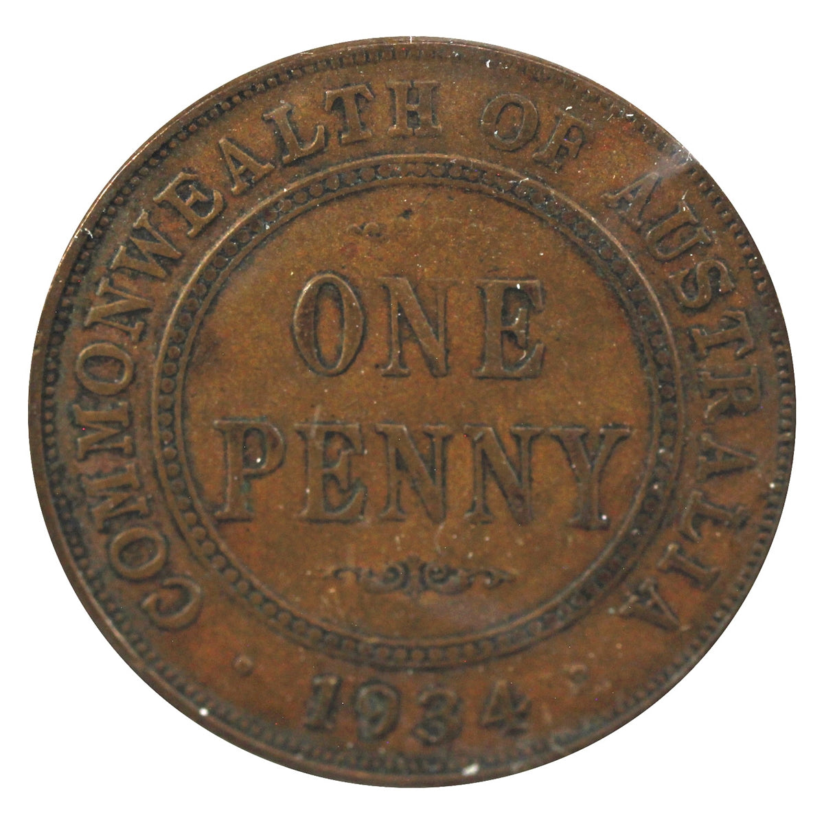 Australia 1934 Penny VF-EF (VF-30)