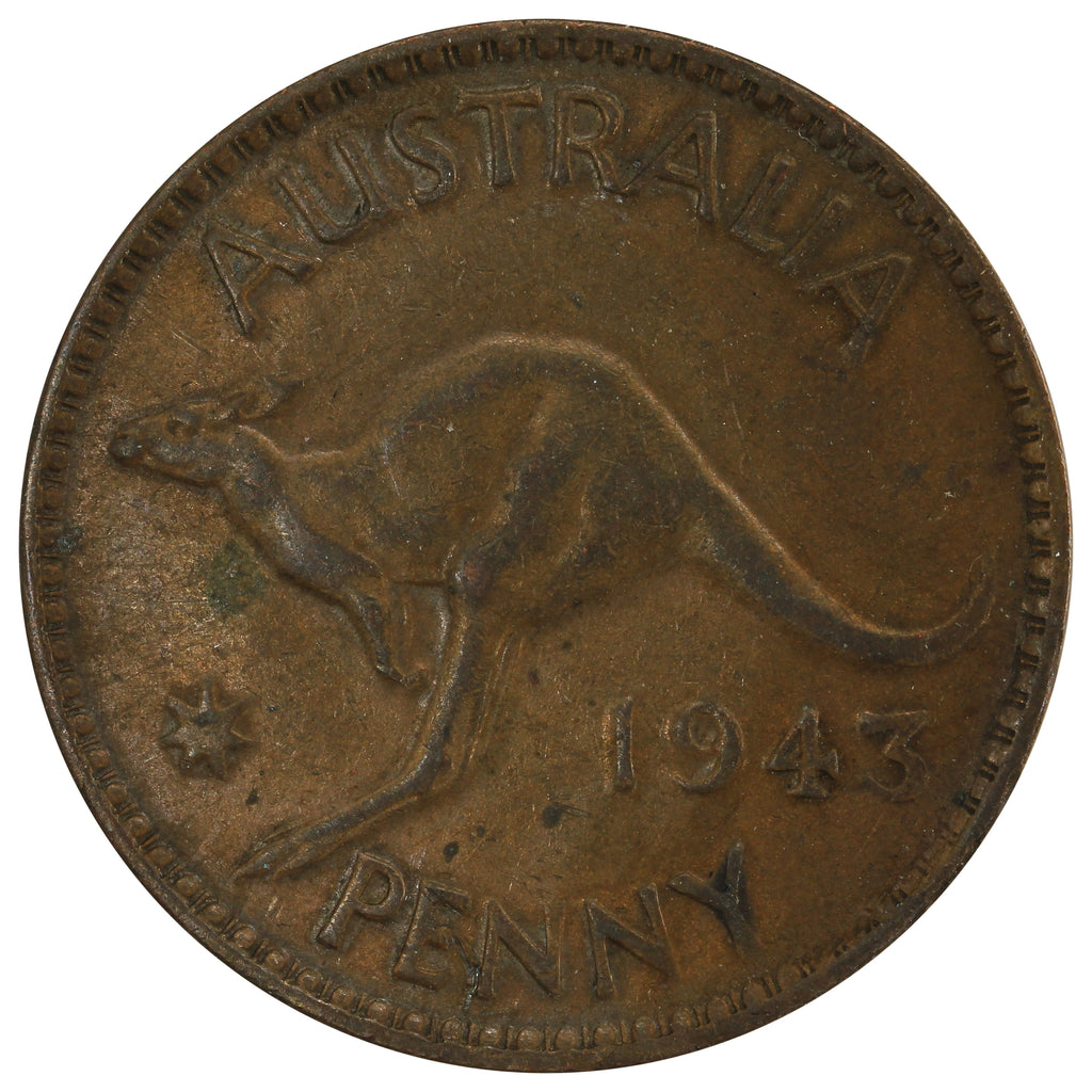 Australia 1943 Penny Extra Fine (EF40)