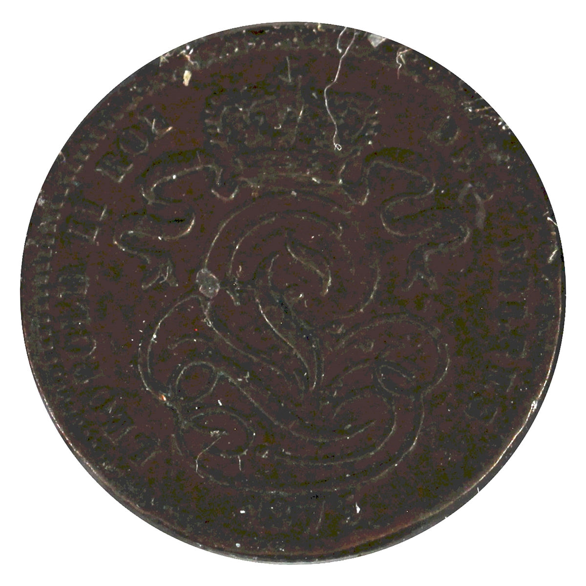 Belgium 1875 Centime Extra Fine (EF-40)
