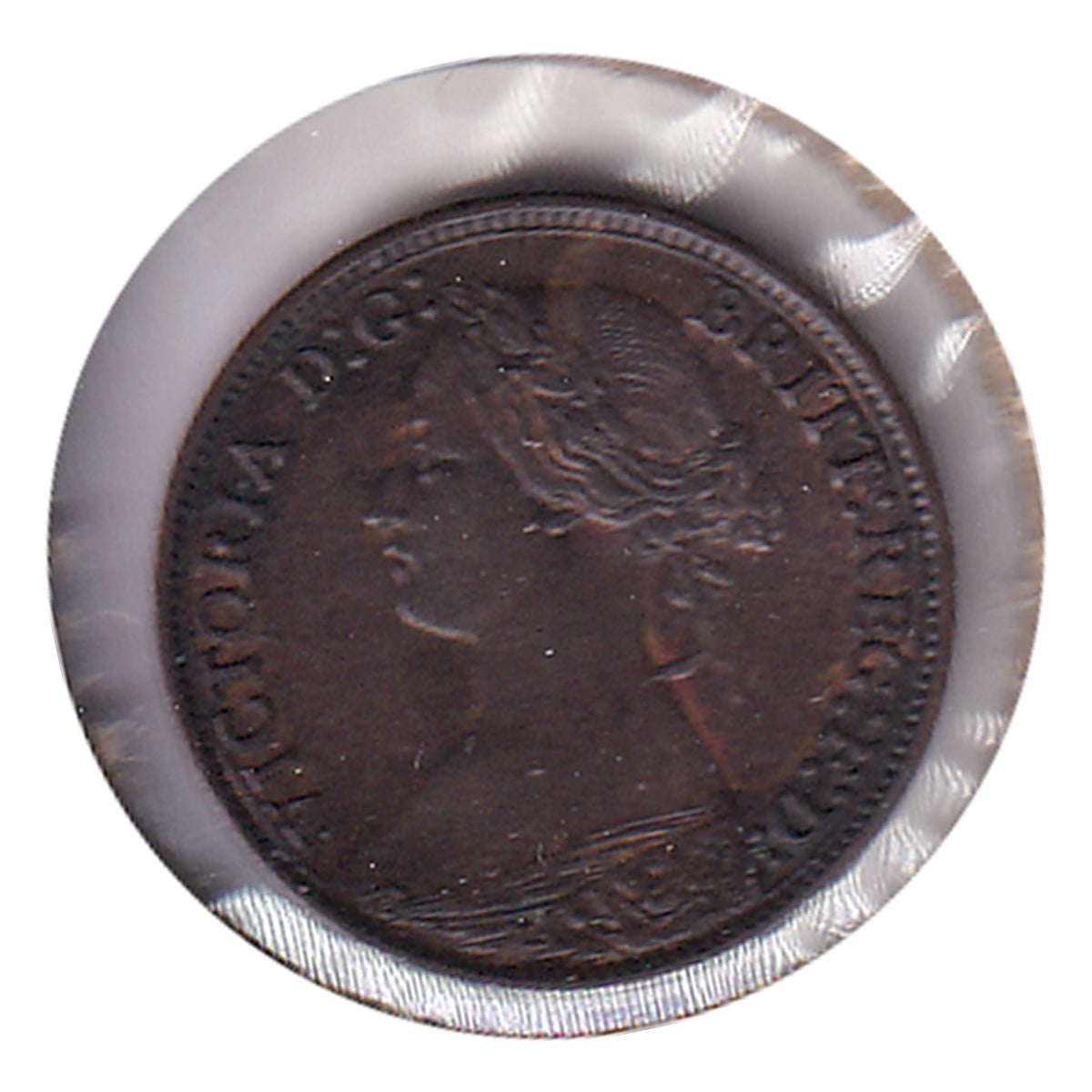 Great Britain 1865 Farthing Extra Fine (EF40) $
