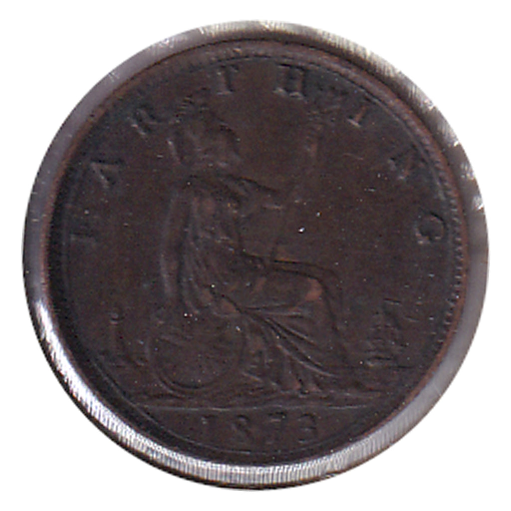 Great Britain 1873 Farthing Extra Fine (EF40) $