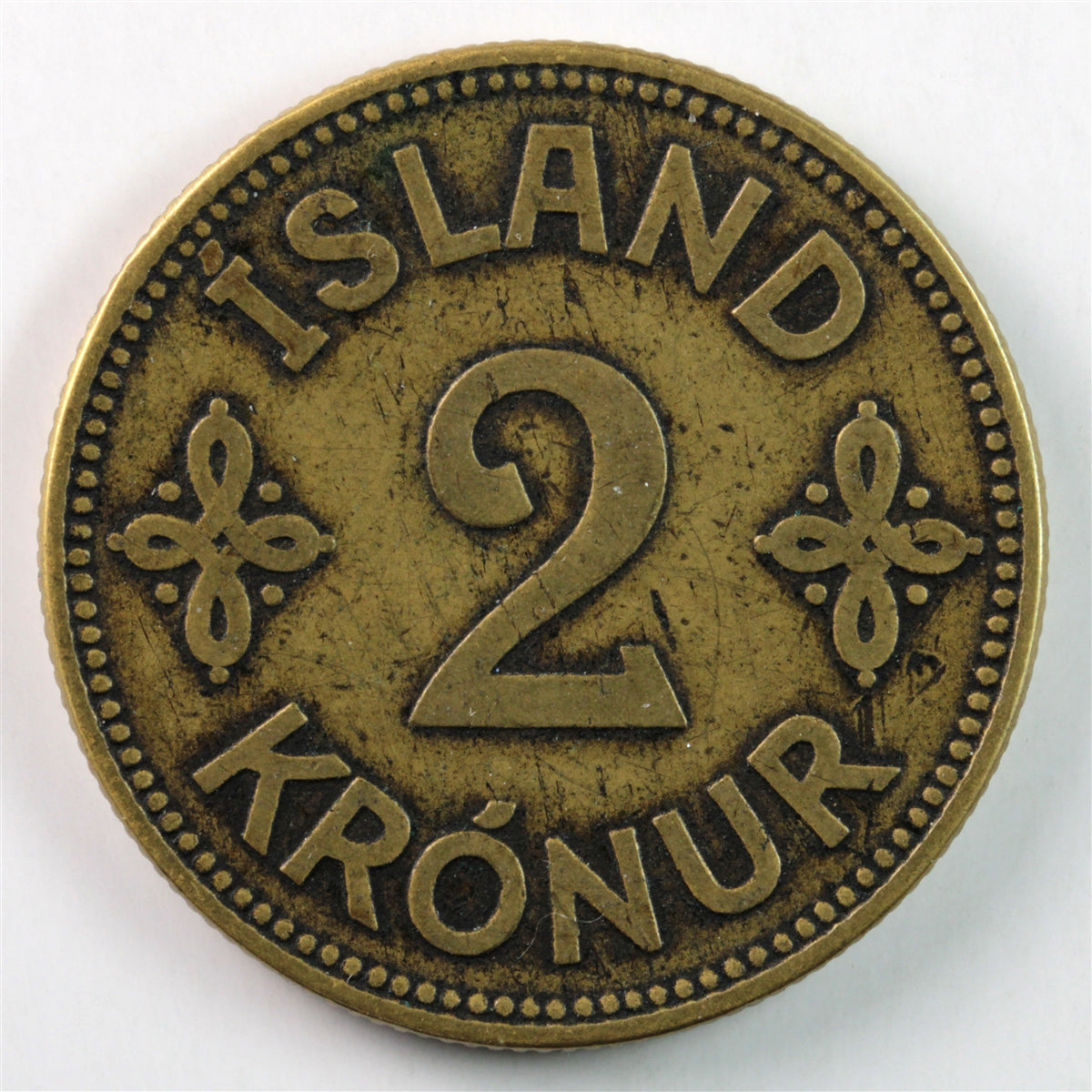 Iceland 1929HCNGJ 2 Kronur Extra Fine (EF-40) $