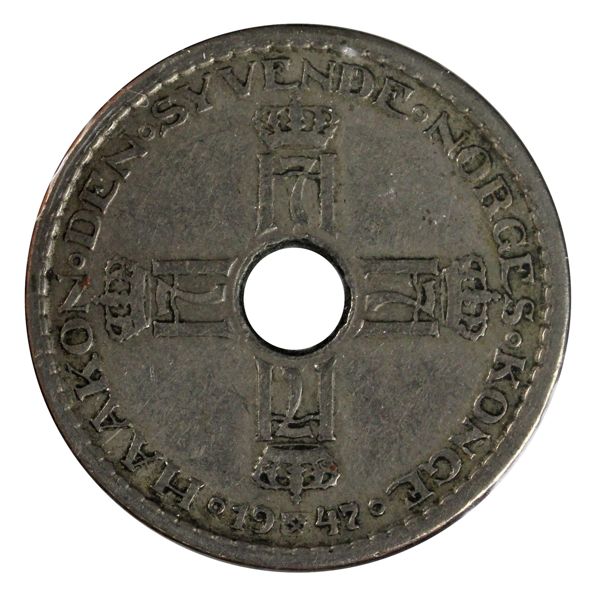 Norway 1947 Krone Extra Fine (EF-40)