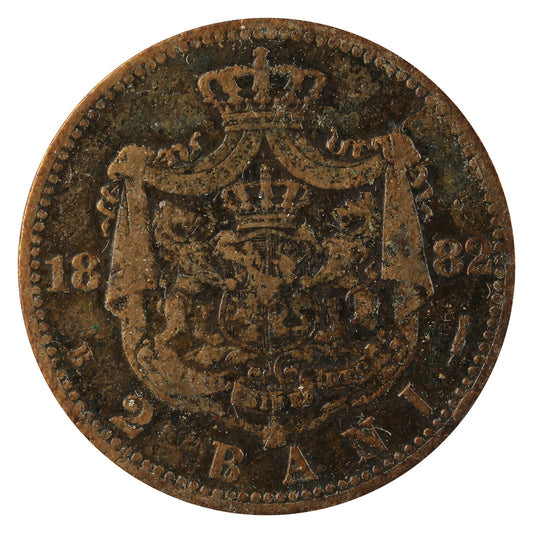 Romania 1882 2 Bani Very Fine (VF20)