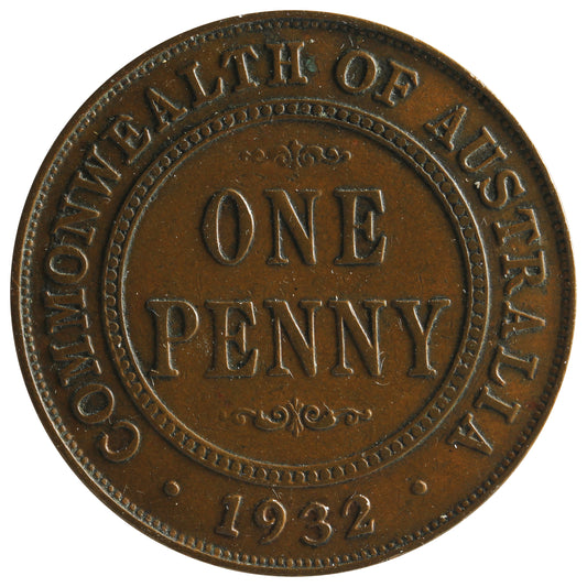 Australia 1932 Penny VF-EF (VF-30)