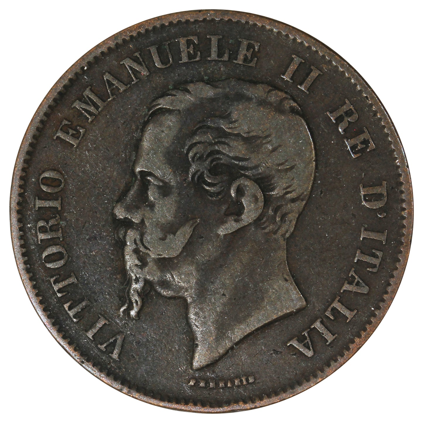 Italy 1867M 5 Centesimi Very Fine (VF20)