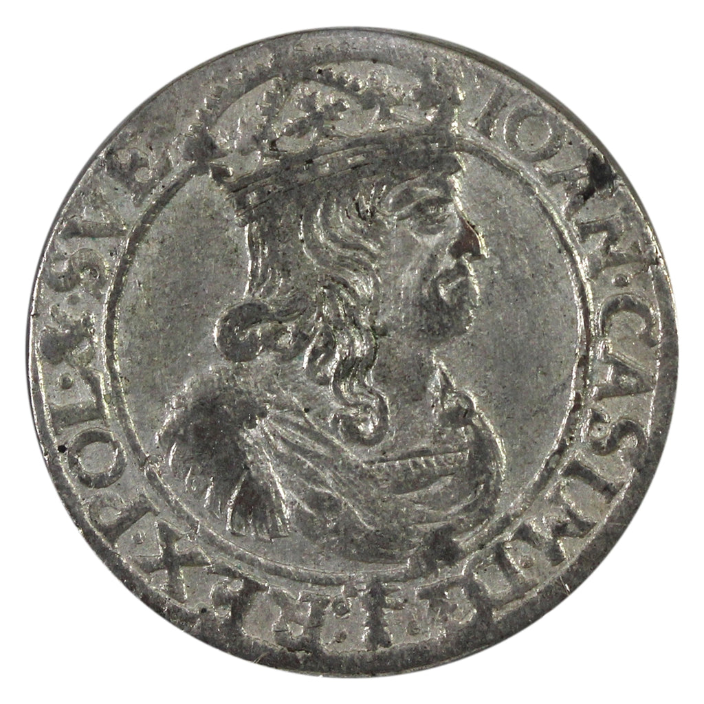 Poland 1600TLB Johann Casimir 6 Groszy EF-AU (EF-45) $