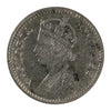 British India 1879C Type B Bust Two Annas EF-AU (EF45) $
