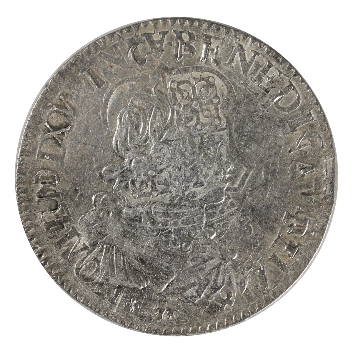 France 1722A Louis XV &Eacute;cu Almost Uncirculated + (AU-53) $