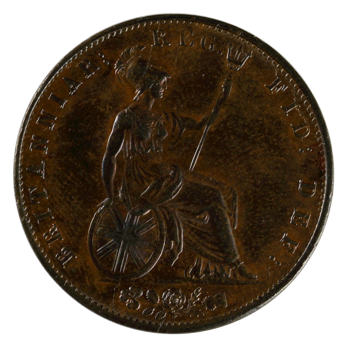 Great Britain 1841 1/2 Penny Uncirculated (MS60) $
