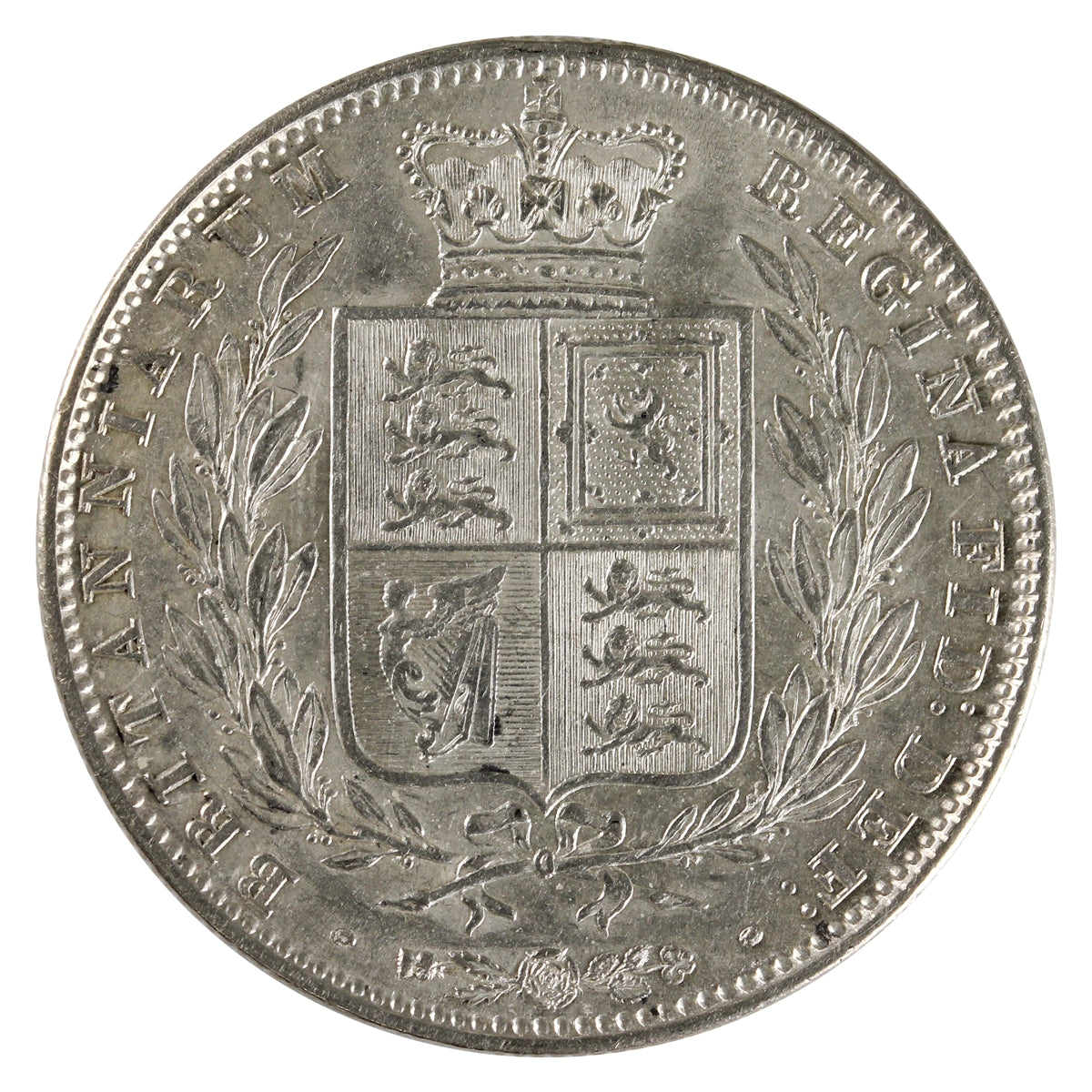 Great Britain 1846 1/2 Crown EF-AU (EF45) $