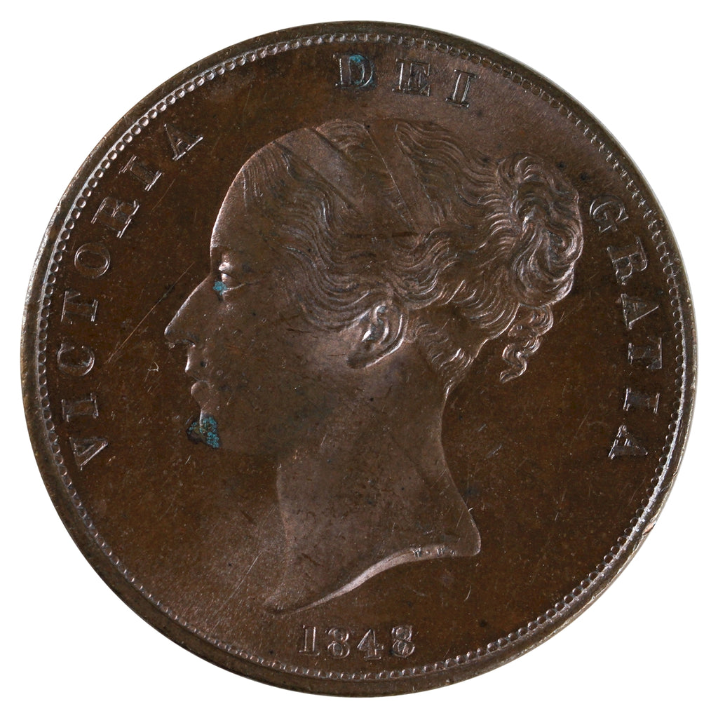 Great Britain 1848/7 Penny UNC+ (MS62) $