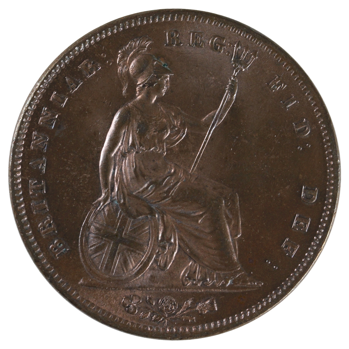 Great Britain 1848/7 Penny UNC+ (MS62) $