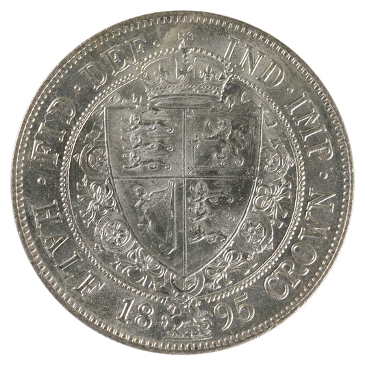 Great Britain 1895 1/2 Crown UNC+ (MS62) $