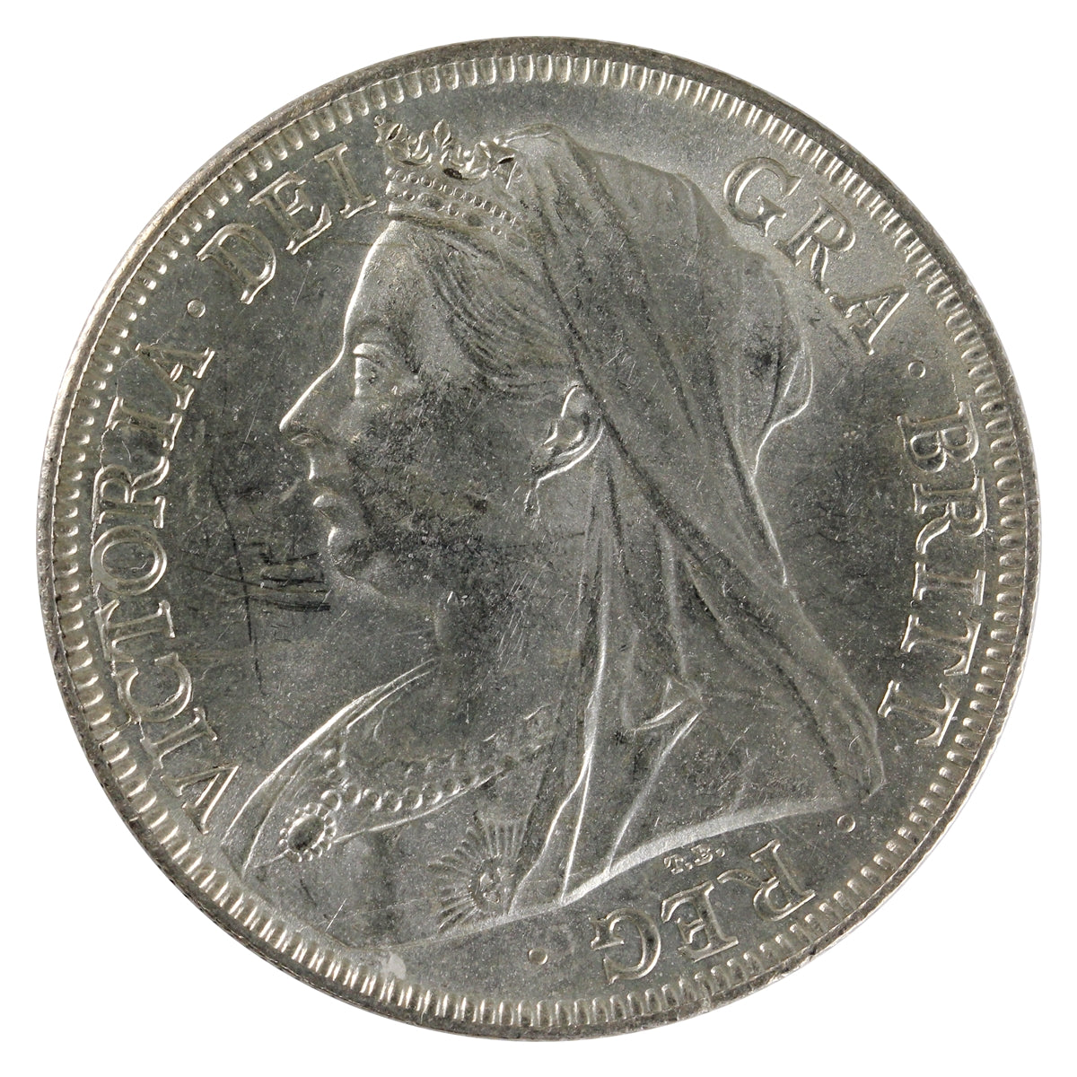 Great Britain 1895 1/2 Crown UNC+ (MS62) $