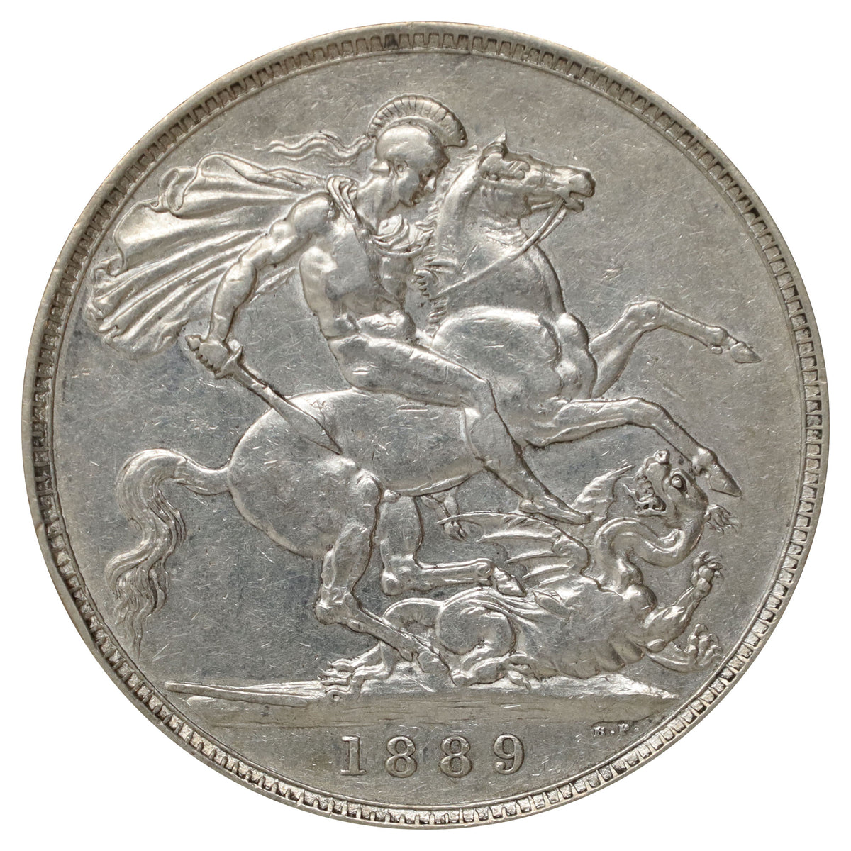 Great Britain 1889 Crown Extra Fine (EF40) (L)