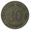 German Empire 1901E 10 Pfennig Extra Fine (EF40)