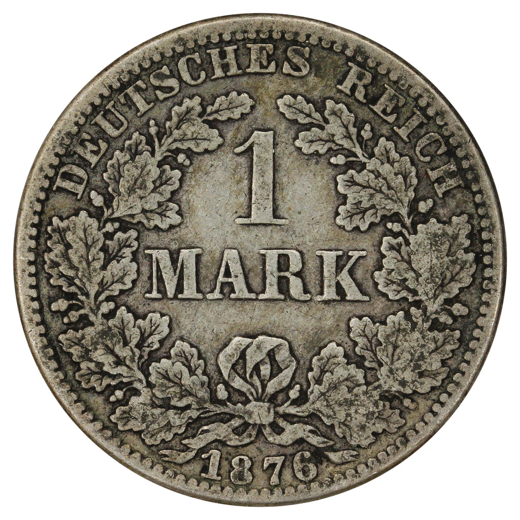 German Empire 1876A Mark Extra Fine (EF40)