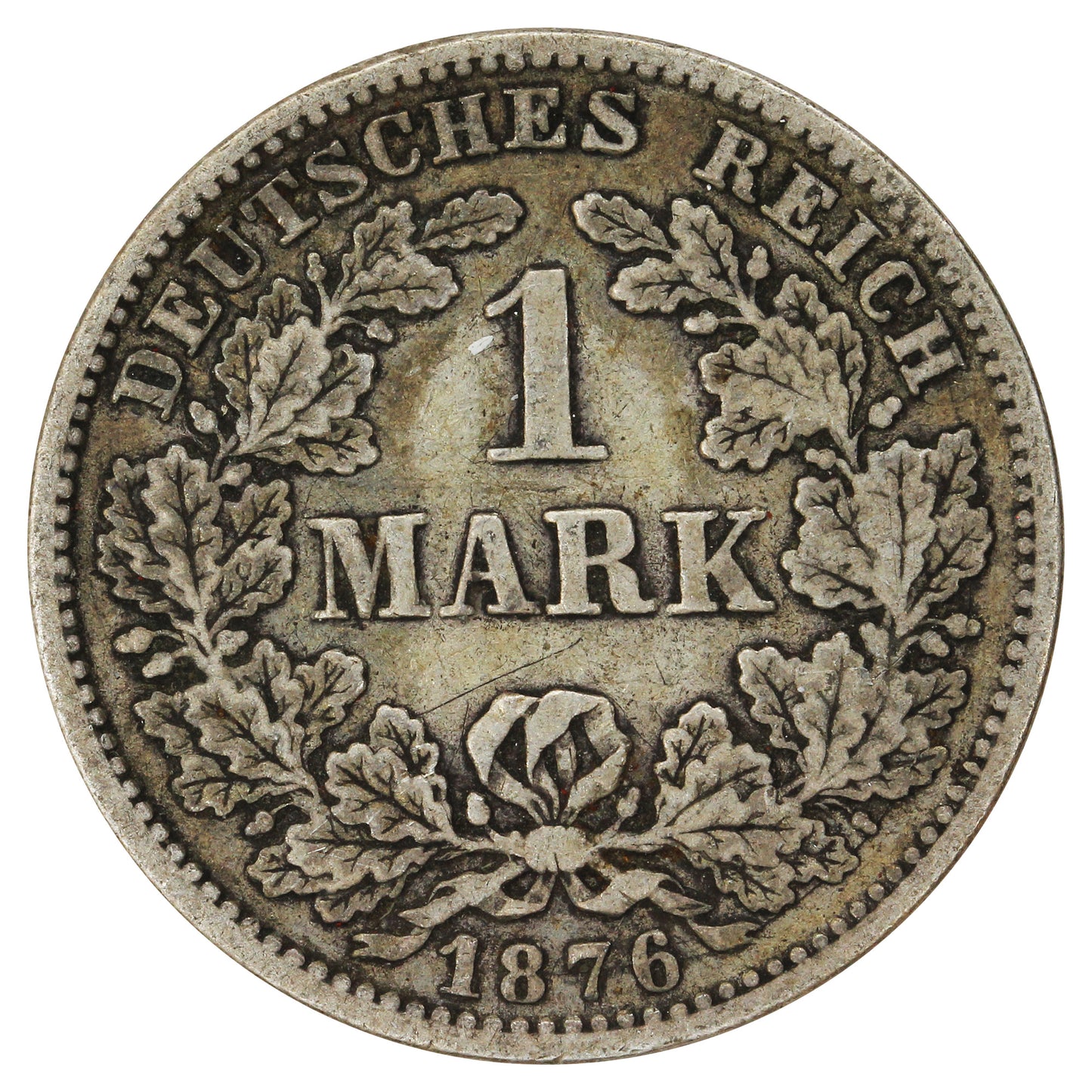 German Empire 1876F Mark VF-EF (VF30)