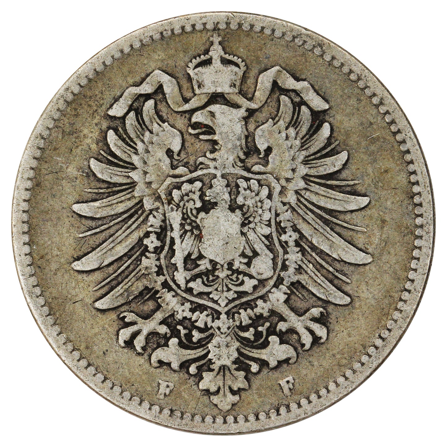 German Empire 1876F Mark VF-EF (VF30)